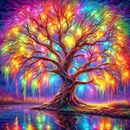 Diamond Art Painting Kits for Adults and Beginners, 5D Tree Diamond Art Kit