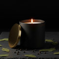 Midnight Ebony & Patchouli Luxury Scented Candle